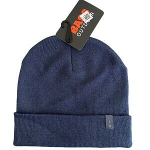 Bass Outdoor Men's Rib Knit Beanie Hat - Indigo Blue - One Size - NWT